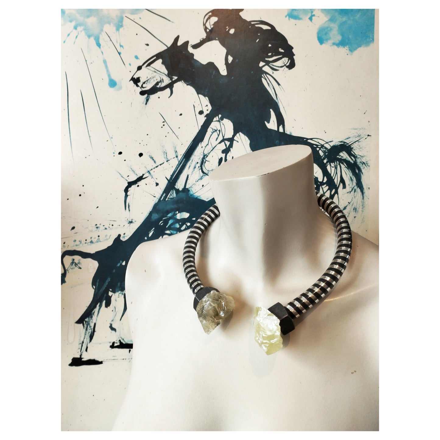 The Plumber V / Raw Yellow Calcite