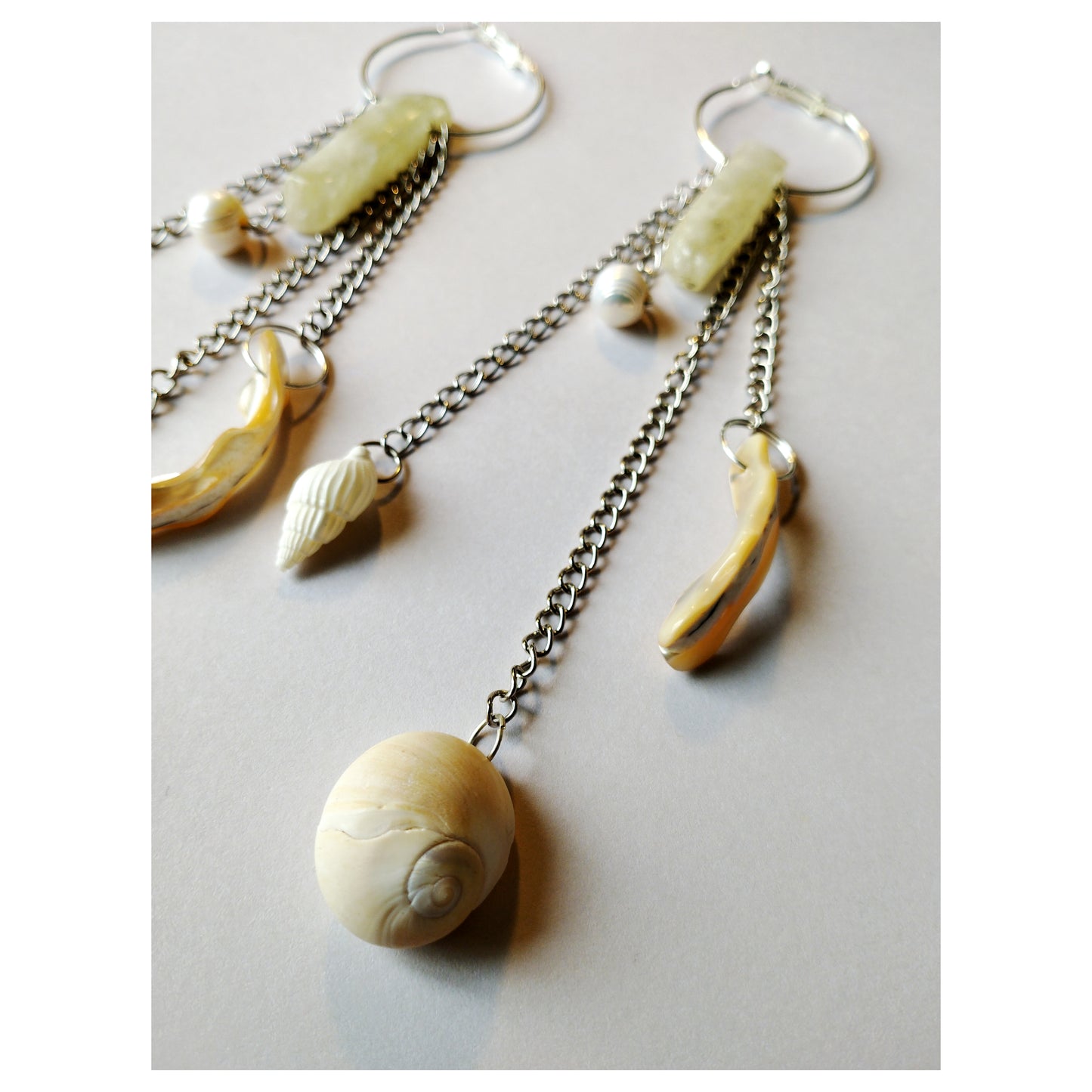 Beach Hoop Earrings