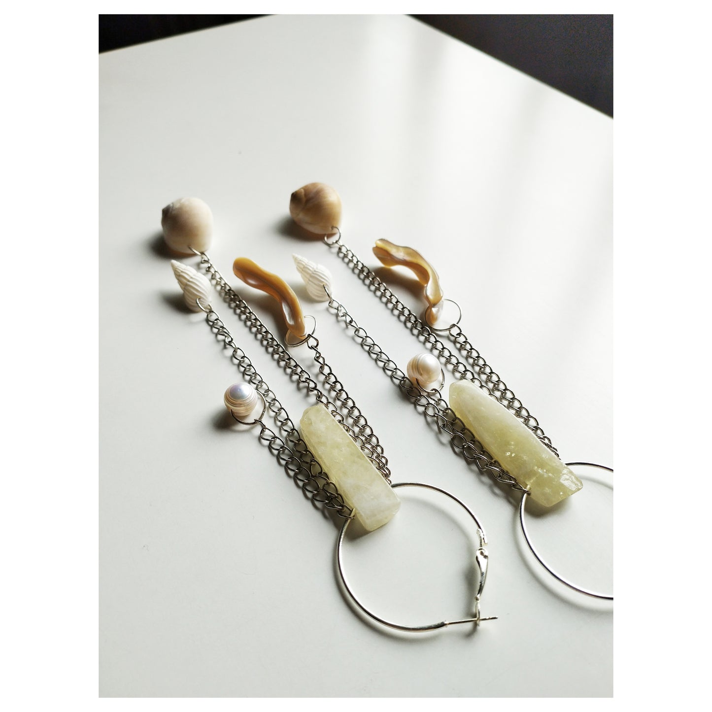 Beach Hoop Earrings