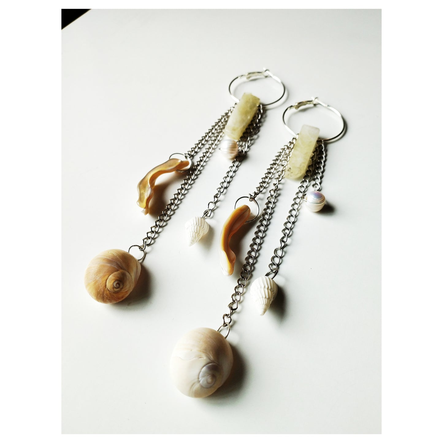 Beach Hoop Earrings