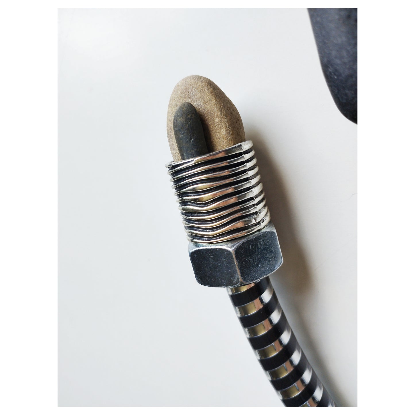 The Plumber VII / Icelandic Lava Stone + Pebbles