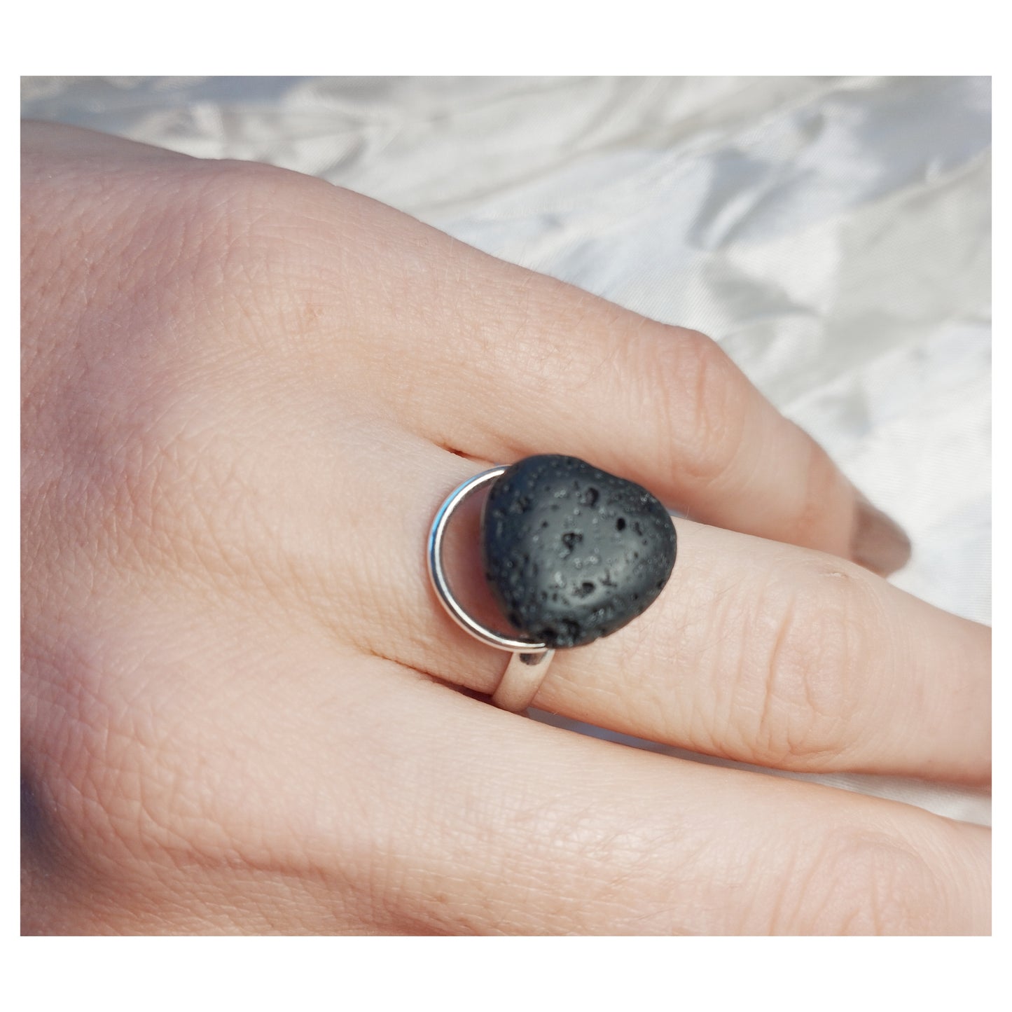 Lava Stone Ring