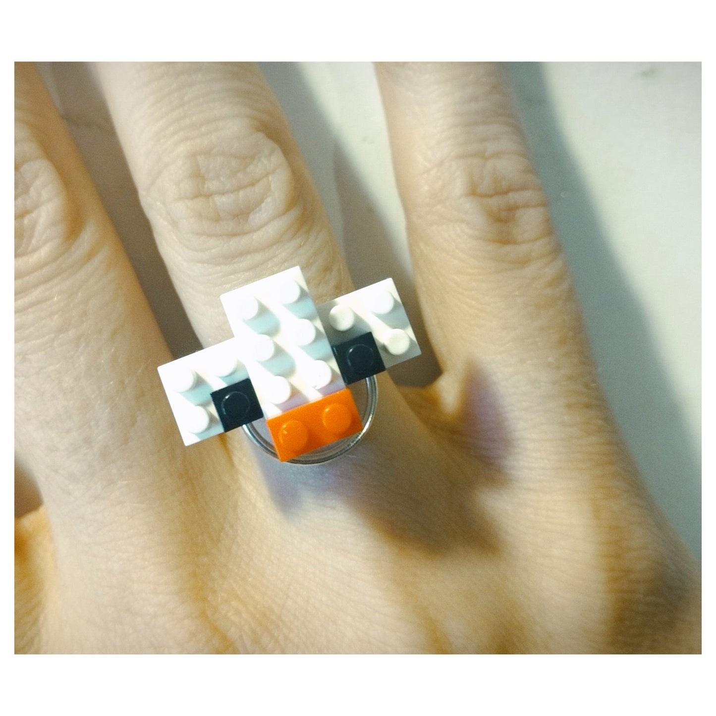 Nano Lego Cow-Dog-Pig Ring