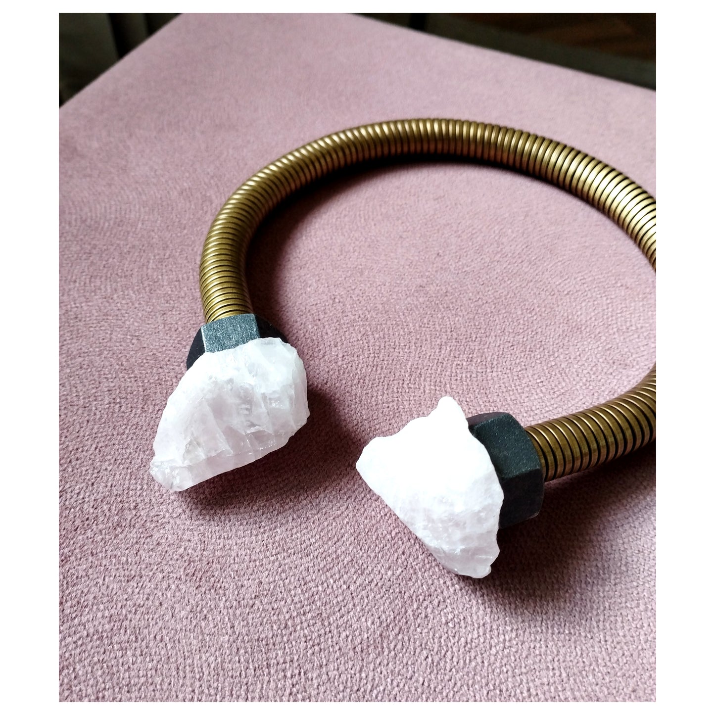 The Plumber VI / Raw Pink Calcite