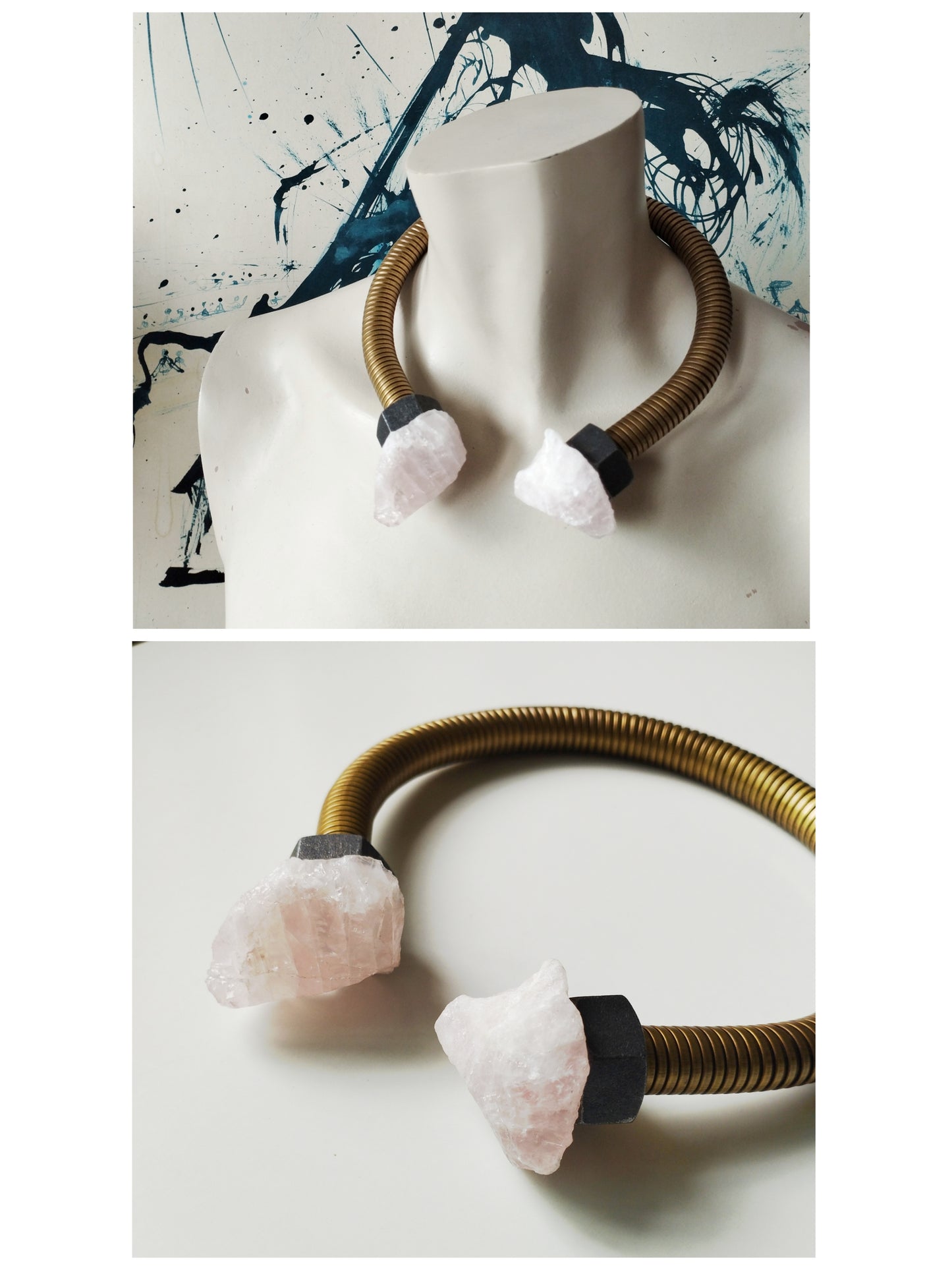 The Plumber VI / Raw Pink Calcite