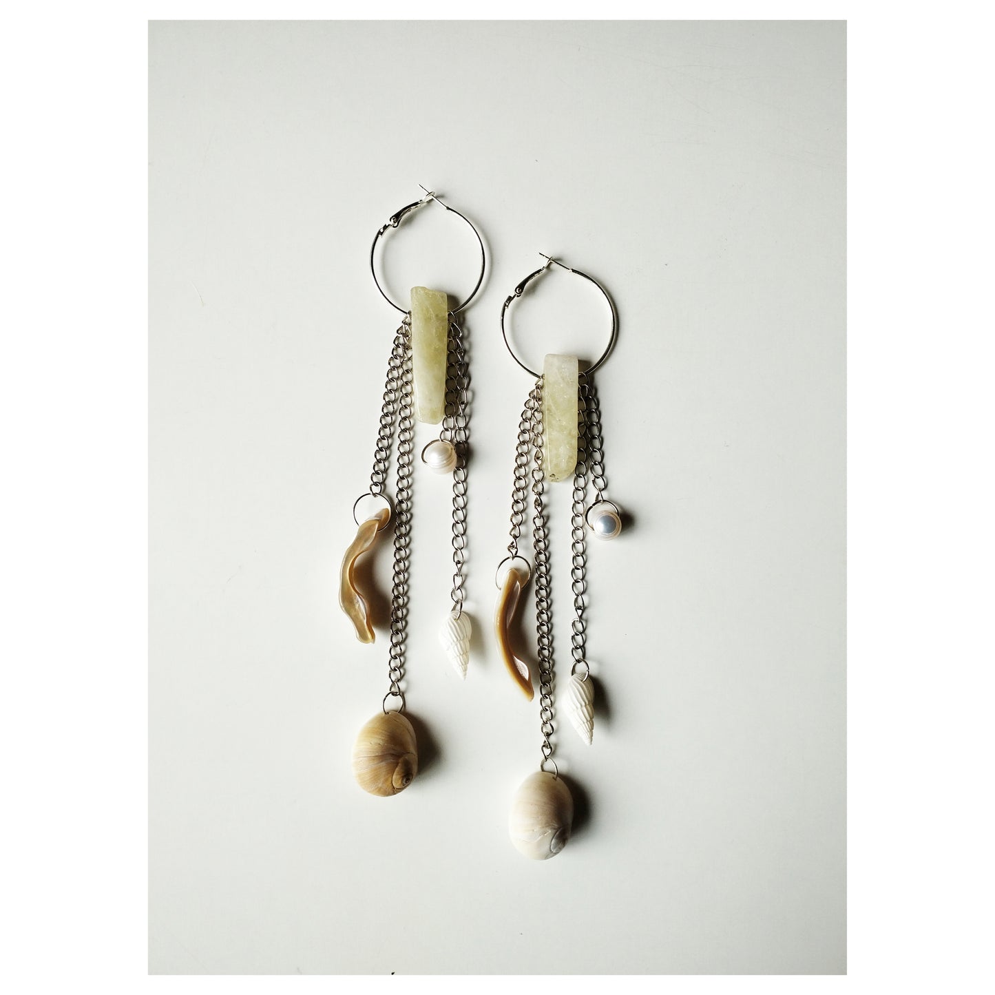 Beach Hoop Earrings